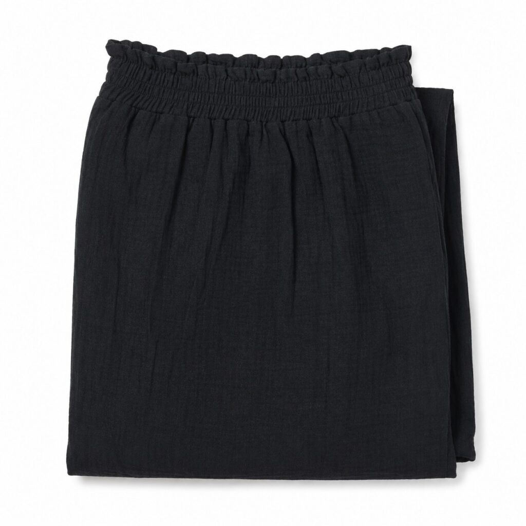 SHEIN Women’s Black 100% Cotton Maxi Skirt – Size L / UK 14 — 2 of 2