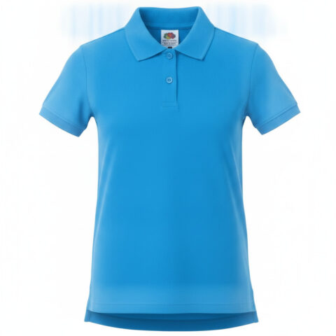 Ladies Blue Polo Shirt, Size S