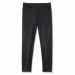 Women's Black Faux Leather Look Leggings, Size M/L — 3 of 3