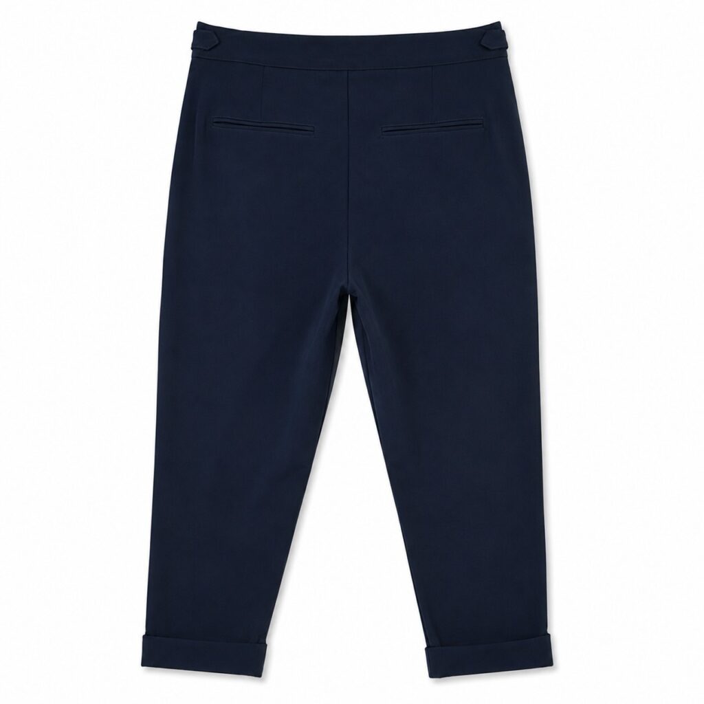 Women's Navy Trousers, Size M