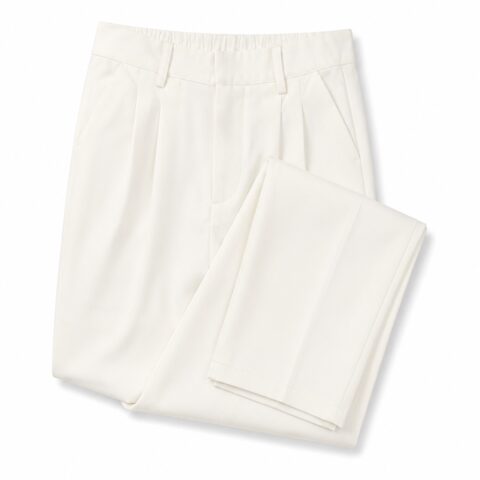 Women's White Trousers, Size S