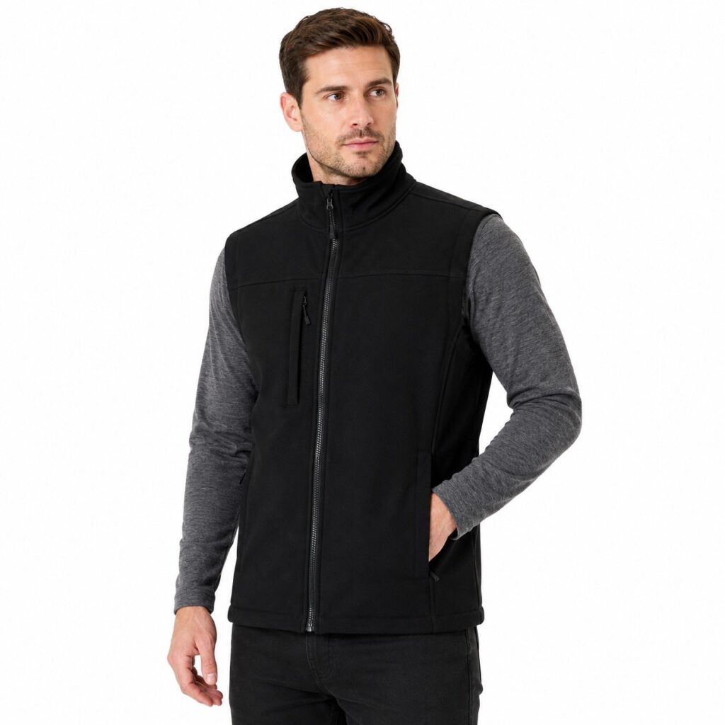 Regatta Professional Softshell Gilet Mens M Black Bodywarmer Zip Vest Workwear