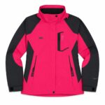 Diamond Candy Women's Ski Jacket S Hot Pink Black Waterproof Hooded Winter Coat — 3 of 5