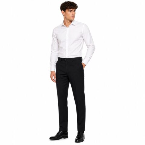 Phoenix The Cooperating Clothing Black Dress Trousers 32W 33L Mens Formal Pants