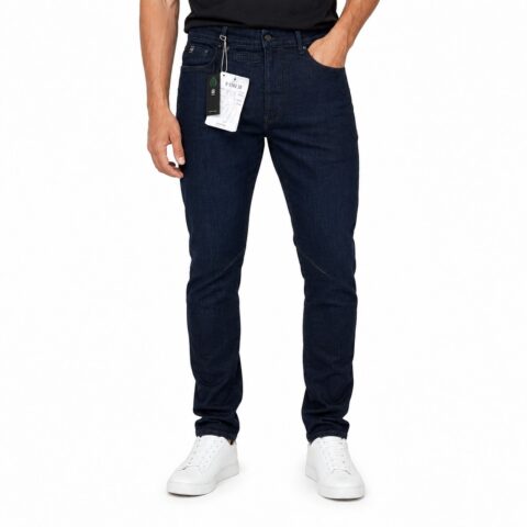 G-Star Raw Slim Jeans 36L Dark Indigo 3301 C110 Mens Denim Trousers NWT