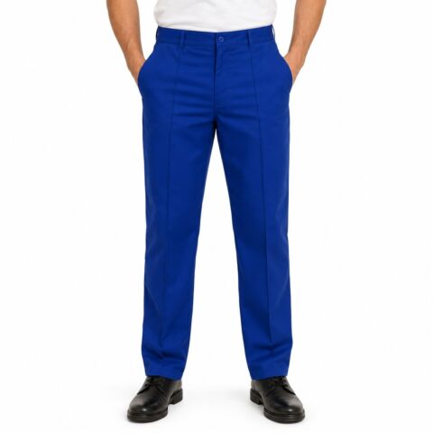 Workwear Royal Blue Trousers Size 36 Men's PCT7 CE Work Pants 32L