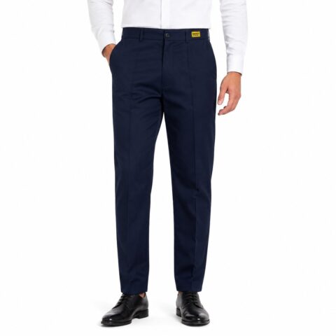 Hercules Mens Navy Work Trousers Size 36 Heavy Duty Workwear Uniform