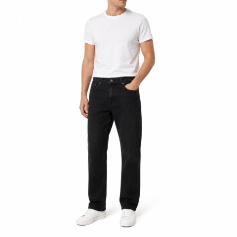 Buffalo David Bitton Jack Mens Black Jeans 38W 34L Slim Straight Stretch