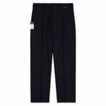 Brook Taverner Delta Trousers 32R Navy Mens Single Pleat Formal Work 8515AM — 3 of 5