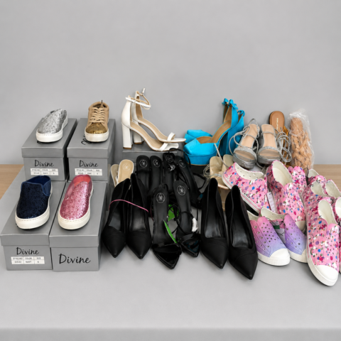 25 Pair Ladies' & Children's Footwear Warehouse Lot