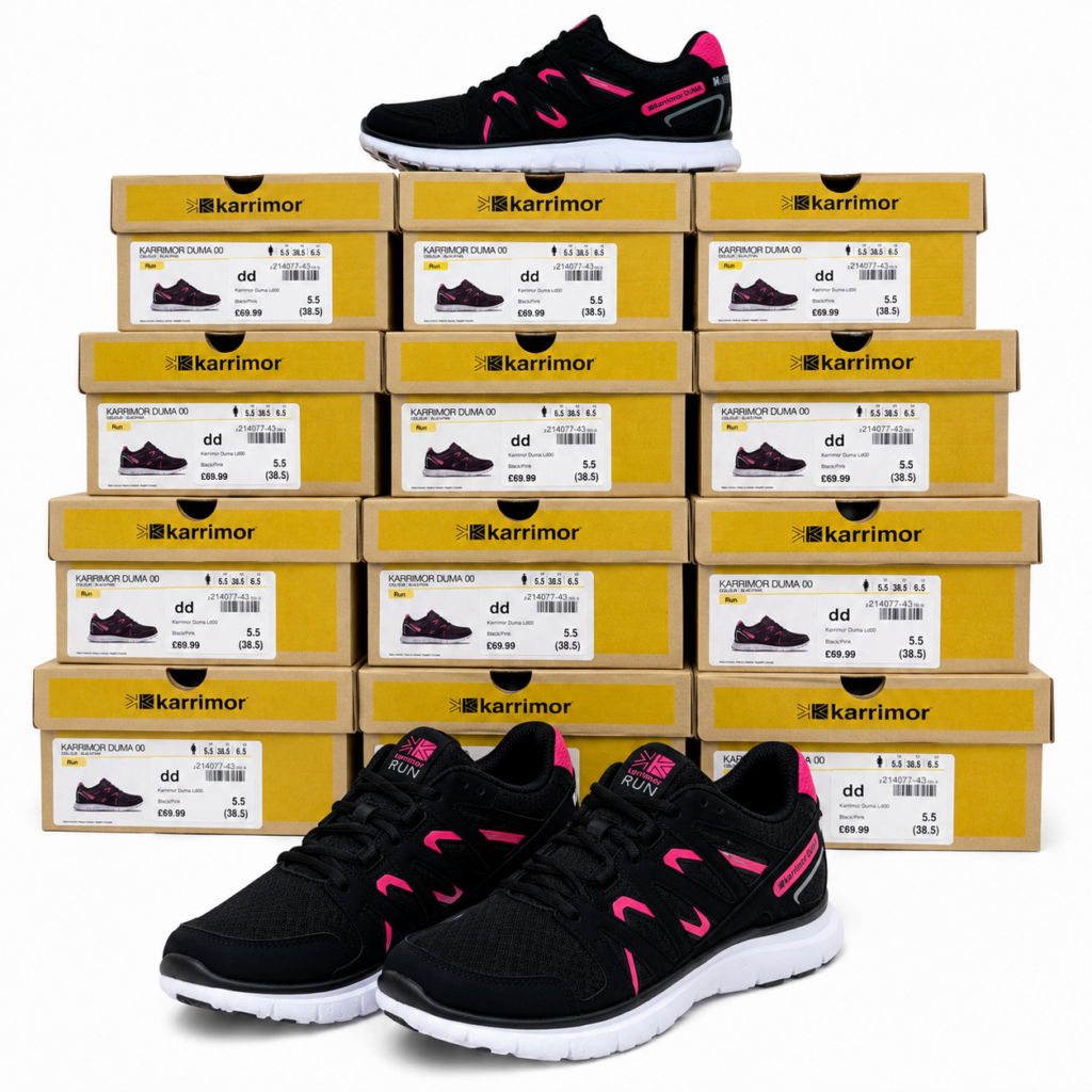 Karrimor Trainers — 15 Pair Warehouse Lot (Mixed Sizes)