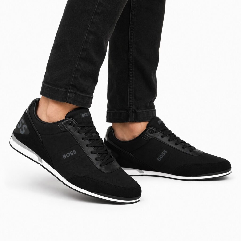 Men's BOSS Jack Black Trainers, Size 10