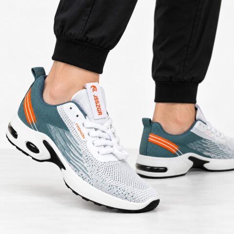 Men’s Grey & White Fashion Trainers