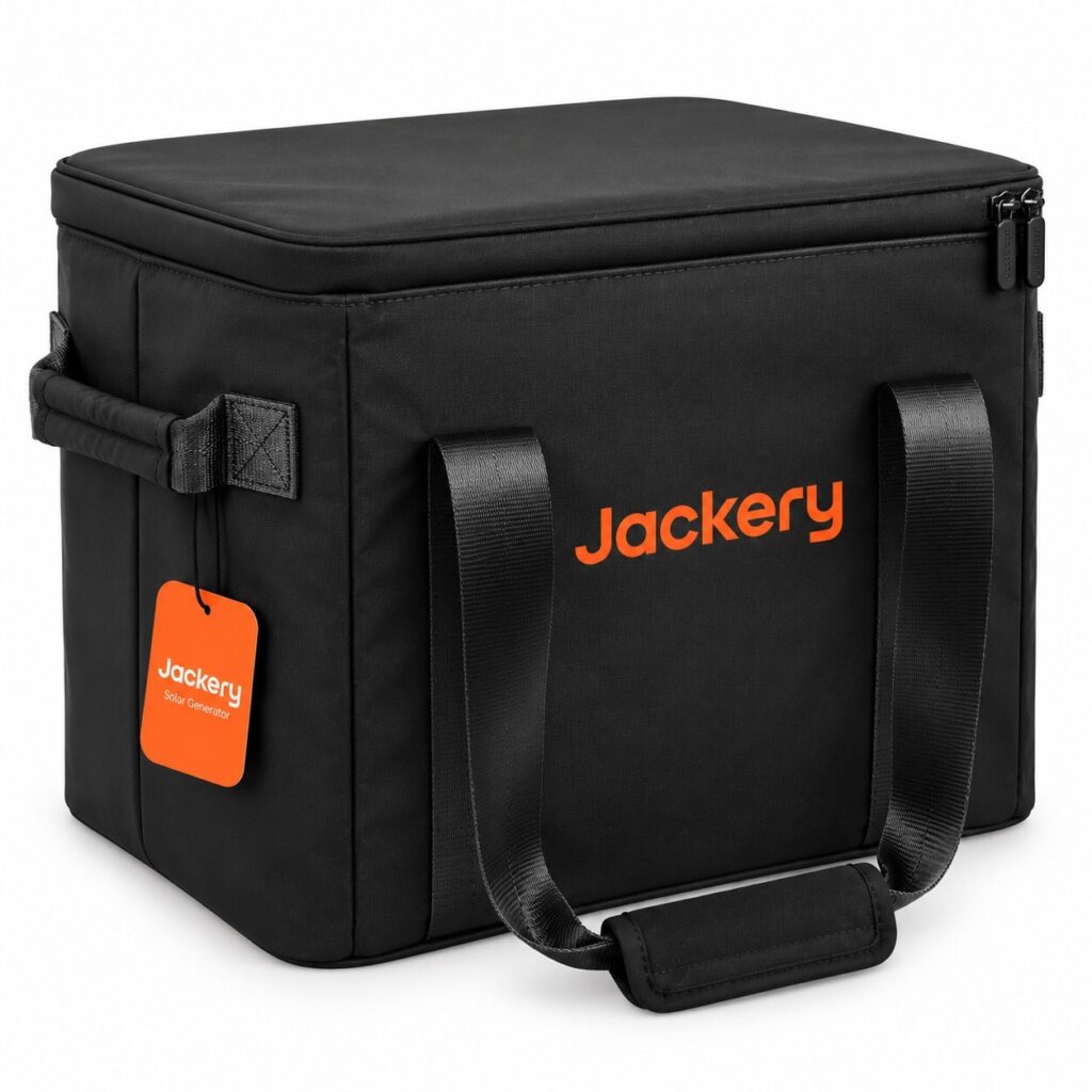 Jackery Black Portable Cooler Bag with Shoulder Strap