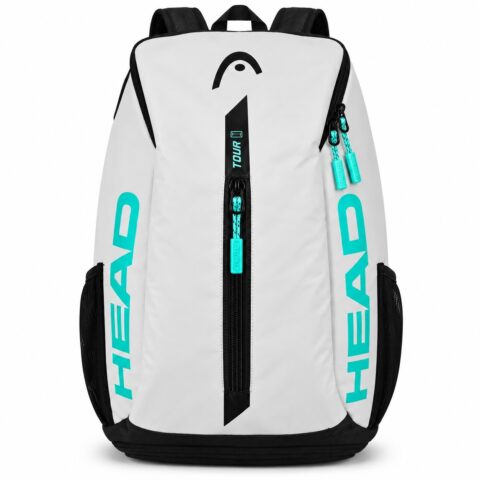 HEAD Tour Backpack – White & Black – Tennis / Sports Bag