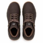 Men's Street Design Brown Combat Boots, Size 8 — 3 of 7